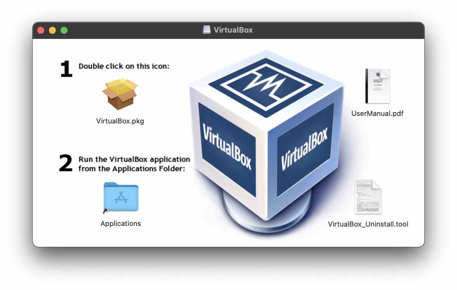 Installing VirualBox on Mac